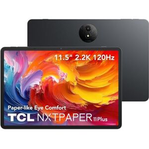 TCL NXTPAPER 11 Plus Tablet, 11.5" 2.2K NXTPAPER 4.0 Display, AI Built-in, 256GB ROM, 8GB + 8GB RAM Expansion, 8000mAh Battery, Fast Charging, Android 15, Dark Gray TCL NXTPAPER 11 Plus Tablet, 11.5" 2.2K NXTPAPER 4.0 Display, AI Built-in, 256GB ROM, 8GB + 8GB RAM Expansion, 8000mAh Battery, Fast Charging, Android 15, Dark Gray
