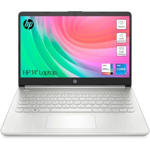HP 14" Laptop Intel Core i5-1235U Processor 16 GB RAM 512 GB SSD Intel Iris Xe Graphics FHD Display Up to 8hrs battery Windows 11 Dual Speakers Natural Silver 14s-dq5010sa HP 14" Laptop Intel Core i5-1235U Processor 16 GB RAM 512 GB SSD Intel Iris Xe Graphics FHD Display Up to 8hrs battery Windows 11 Dual Speakers Natural Silver 14s-dq5010sa