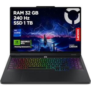 Lenovo Legion Pro 5 16 Inch WQXGA Gaming Laptop (Intel Core i9-14900HX, NVIDIA GeForce RTX 5070, 32 GB RAM, 1 TB SSD, 240 Hz, Wi-Fi 6, Win 11 Home) – Eclipse Black Lenovo Legion Pro 5 16 Inch WQXGA Gaming Laptop (Intel Core i9-14900HX, NVIDIA GeForce RTX 5070, 32 GB RAM, 1 TB SSD, 240 Hz, Wi-Fi 6, Win 11 Home) – Eclipse Black