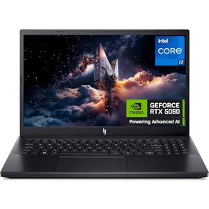 Acer Nitro V15 ANV15-51 Gaming Laptop Intel Core i7-13620H, 16GB, 1TB SSD, NVIDIA GeForce RTX 5060, 15.6" Full HD 165Hz, Windows 11, Black Acer Nitro V15 ANV15-51 Gaming Laptop Intel Core i7-13620H, 16GB, 1TB SSD, NVIDIA GeForce RTX 5060, 15.6" Full HD 165Hz, Windows 11, Black