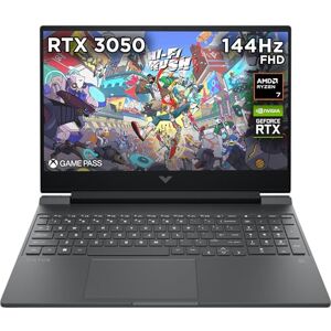 HP Victus 15.6" Gaming Laptop AMD Ryzen 7 7445H Processor 16GB RAM 512GB SSD NVIDIA GeForce RTX 4050 144Hz FHD IPS Anti-glare Display Windows 11 AMD FreeSync Fast charge 15-fb3003sa HP Victus 15.6" Gaming Laptop AMD Ryzen 7 7445H Processor 16GB RAM 512GB SSD NVIDIA GeForce RTX 4050 144Hz FHD IPS Anti-glare Display Windows 11 AMD FreeSync Fast charge 15-fb3003sa