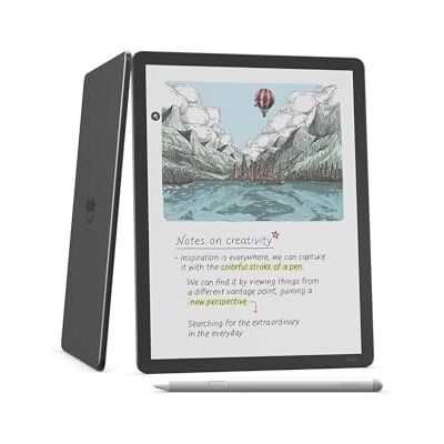Amazon Kindle Scribe Colorsoft 64 GB (newest gen) — 11" paper-like colour display with front light — Thin, light, powerful — Write in the built-in notebook, documents and books Graphite Amazon Kindle Scribe Colorsoft 64 GB (newest gen) — 11" paper-like colour display with front light — Thin, light, powerful — Write in the built-in notebook, documents and books Graphite