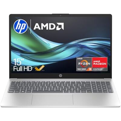 HP 15-fc0053na 15.6" Laptop (AMD Ryzen 3 7320U CPU 8GB DDR4-3200MHz RAM 512GB NVMe SSD Wi-Fi 6 Bluetooth 5.4 Windows 11 Home) Meteor Silver HP 15-fc0053na 15.6" Laptop (AMD Ryzen 3 7320U CPU 8GB DDR4-3200MHz RAM 512GB NVMe SSD Wi-Fi 6 Bluetooth 5.4 Windows 11 Home) Meteor Silver