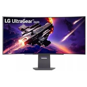LG 45GS95QE UltraGear Gaming Monitor 45" QHD UltraWide Curved OLED HDR, 3440x1440, 0.03ms, G-Sync Compatible, AMD FreeSync Premium 240Hz, HDMI 2.1 VRR (HDCP 2.3), Display Port 1.4, Black LG 45GS95QE UltraGear Gaming Monitor 45" QHD UltraWide Curved OLED HDR, 3440x1440, 0.03ms, G-Sync Compatible, AMD FreeSync Premium 240Hz, HDMI 2.1 VRR (HDCP 2.3), Display Port 1.4, Black