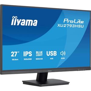 IIYAMA XU2793HSU-B7 27 inch IPS slim bezel, 100Hz, 1ms, FreeSync, 1920x1080, HDMI/DP/USB IIYAMA XU2793HSU-B7 27 inch IPS slim bezel, 100Hz, 1ms, FreeSync, 1920x1080, HDMI/DP/USB