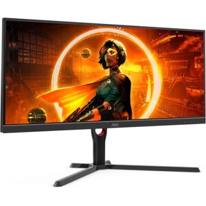AOC Gaming U34G3XM 34 Inch QHD Monitor, 144Hz, 1MS MPRT, VA, FreeSync Premium, Height Adjust, Low Input Lag (3440 x 1440 @ 144z, 300 cd/m², HDMI 2.0 / DP 1.4) AOC Gaming U34G3XM 34 Inch QHD Monitor, 144Hz, 1MS MPRT, VA, FreeSync Premium, Height Adjust, Low Input Lag (3440 x 1440 @ 144z, 300 cd/m², HDMI 2.0 / DP 1.4)