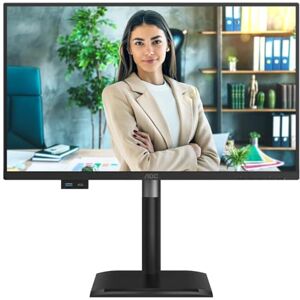 AOC 24P4U 24 Inch FHD Monitor, 120Hz, IPS, 4ms GtG, Adaptive Sync, HDR Mode, Height Adjustment, Speaker, (1920x1080,HDMI 1x 1.4,DP 1x 1.2 USB Hub) Black AOC 24P4U 24 Inch FHD Monitor, 120Hz, IPS, 4ms GtG, Adaptive Sync, HDR Mode, Height Adjustment, Speaker, (1920x1080,HDMI 1x 1.4,DP 1x 1.2 USB Hub) Black