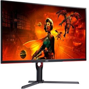 AOC Gaming U32G3X 32 Inch 4K UHD Monitor, 144Hz, IPS, 1ms GTG, G-Sync Compatible, Low input Lag, HDR400, Height Adjust (3840 x 2160, HDMI 2.1 / DP 1.4 ) AOC Gaming U32G3X 32 Inch 4K UHD Monitor, 144Hz, IPS, 1ms GTG, G-Sync Compatible, Low input Lag, HDR400, Height Adjust (3840 x 2160, HDMI 2.1 / DP 1.4 )