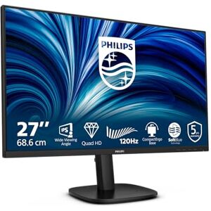 Philips 27B2N3500J 27-inch QHD Monitor, Speakers, Height-Adjustable, Adaptive Sync (2560x1440, 120 Hz, 2x HDMI 2.0, DisplayPort 1.2, USB Hub) Black Philips 27B2N3500J 27-inch QHD Monitor, Speakers, Height-Adjustable, Adaptive Sync (2560x1440, 120 Hz, 2x HDMI 2.0, DisplayPort 1.2, USB Hub) Black