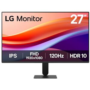 LG MONITOR 27U411A-B FHD 1080p IPS 27 inch, 120 Hz, 5ms GtG, Computer desktop display with VRR, HDR10, Smart Energy Saving, Anti-Glare, D-Sub, HDMI, Matte Black LG MONITOR 27U411A-B FHD 1080p IPS 27 inch, 120 Hz, 5ms GtG, Computer desktop display with VRR, HDR10, Smart Energy Saving, Anti-Glare, D-Sub, HDMI, Matte Black