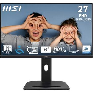 MSI PRO MP275PG 27-Inch Full HD Office Monitor 1920 x 1080 IPS Panel, 100Hz, Eye-Friendly Screen, VESA Mountable, Display Kit Support, 4-Way Adjustable HDMI 1.4b, DisplayPort 1.2a, D-Sub MSI PRO MP275PG 27-Inch Full HD Office Monitor 1920 x 1080 IPS Panel, 100Hz, Eye-Friendly Screen, VESA Mountable, Display Kit Support, 4-Way Adjustable HDMI 1.4b, DisplayPort 1.2a, D-Sub