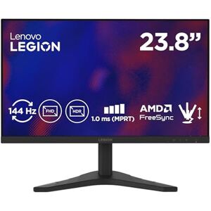 Lenovo Legion R24s Gaming Monitor 23.8" FHD (1920x1080) IPS, 1ms MPRT, 144Hz, Ports HDMI 2.1 + DisplayPort 1.2, DisplayPort Cable included Raven Black Lenovo Legion R24s Gaming Monitor 23.8" FHD (1920x1080) IPS, 1ms MPRT, 144Hz, Ports HDMI 2.1 + DisplayPort 1.2, DisplayPort Cable included Raven Black