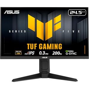 Asus TUF Gaming Series 5 VG259QL5A Gaming Monitor – 24.5-inch, Full HD(1920x1080), 200Hz, Fast IPS, ELMB, 0.3ms GTG (min.), Stereo speaker, DisplayWidget Center, Height adjustment Asus TUF Gaming Series 5 VG259QL5A Gaming Monitor – 24.5-inch, Full HD(1920x1080), 200Hz, Fast IPS, ELMB, 0.3ms GTG (min.), Stereo speaker, DisplayWidget Center, Height adjustment