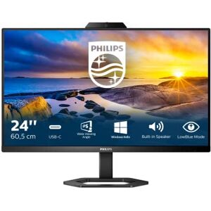 Philips 24E1N5300HE 24 Inch FHD Monitor, 75Hz, IPS, WebCam, USB-C, Height Adjust, Speakers, USB HUB, Flicker Free (1920 x 1080 @75Hz HDMI 1.4/ DP 1.2 USB-C USB 3.2) Philips 24E1N5300HE 24 Inch FHD Monitor, 75Hz, IPS, WebCam, USB-C, Height Adjust, Speakers, USB HUB, Flicker Free (1920 x 1080 @75Hz HDMI 1.4/ DP 1.2 USB-C USB 3.2)