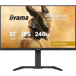 IIYAMA G-Master GB3290QSU-B1 32 inch 240Hz QHD Pro-Gaming, 1ms, FreeSync Premium, HDR400, HDMI 2.1/DP/USB/USB-C, Height Adjustable Stand IIYAMA G-Master GB3290QSU-B1 32 inch 240Hz QHD Pro-Gaming, 1ms, FreeSync Premium, HDR400, HDMI 2.1/DP/USB/USB-C, Height Adjustable Stand