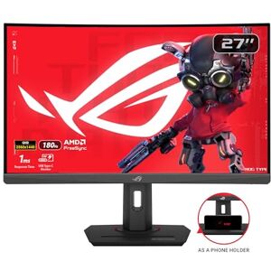 Asus ROG Fast VA XG27WCS 27" Widescreen IPS Black Curved Monitor (2560x1440/1ms/HDMI/DisplayPort/USB-C) Asus ROG Fast VA XG27WCS 27" Widescreen IPS Black Curved Monitor (2560x1440/1ms/HDMI/DisplayPort/USB-C)
