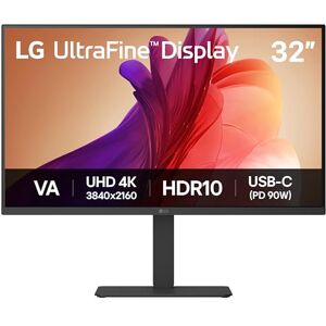 LG UltraFine Monitor 32U720A-B 4K UHD VA 32 inch, 60Hz, 5ms GtG, HDR10, Home/Office Display, Eye Care features, Built-in Speakers, HDMI, DisplayPort, USB-C with 90W PD, Black LG UltraFine Monitor 32U720A-B 4K UHD VA 32 inch, 60Hz, 5ms GtG, HDR10, Home/Office Display, Eye Care features, Built-in Speakers, HDMI, DisplayPort, USB-C with 90W PD, Black