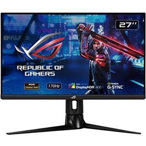 Asus ROG Strix XG27AQ HDR Gaming Monitor – 27 inch WQHD (2560 x 1440), Fast IPS, Overclockable 170Hz (Above 144Hz), 1ms (GTG), ELMB SYNC, G-SYNC Compatible, DisplayHDR 400 Asus ROG Strix XG27AQ HDR Gaming Monitor – 27 inch WQHD (2560 x 1440), Fast IPS, Overclockable 170Hz (Above 144Hz), 1ms (GTG), ELMB SYNC, G-SYNC Compatible, DisplayHDR 400