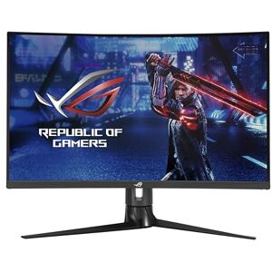 Asus ROG Strix XG32VC Curved Gaming Monitor 31.5 Inch WQHD (2560 x 1440), 170Hz (Above 144Hz), 1ms, Extreme Low Motion Blur Sync, 125% sRGB, FreeSync Premium Pro, DisplayHDR 400, USB Type-C, Black Asus ROG Strix XG32VC Curved Gaming Monitor 31.5 Inch WQHD (2560 x 1440), 170Hz (Above 144Hz), 1ms, Extreme Low Motion Blur Sync, 125% sRGB, FreeSync Premium Pro, DisplayHDR 400, USB Type-C, Black