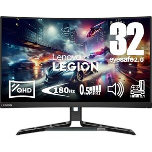 Lenovo Legion R32qc-30 31.5 inch Gaming Monitor QHD, 1440p, 180Hz, VA, 0.5ms, HDMI, DP AMD Freesync Premium PS5, Xbox, PC screen Lenovo Legion R32qc-30 31.5 inch Gaming Monitor QHD, 1440p, 180Hz, VA, 0.5ms, HDMI, DP AMD Freesync Premium PS5, Xbox, PC screen
