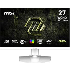 MSI MAG 274QRFW E20 27" Wide Quad HD 200Hz Rapid IPS Monitor - Computer Monitor MSI MAG 274QRFW E20 27" Wide Quad HD 200Hz Rapid IPS Monitor - Computer Monitor