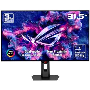 Asus ROG Strix OLED XG32UCWMG Gaming Monitor – 32 Inches (31.5 Inch Display) OLED Glossy 4K TrueBlack Asus ROG Strix OLED XG32UCWMG Gaming Monitor – 32 Inches (31.5 Inch Display) OLED Glossy 4K TrueBlack