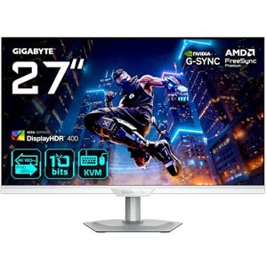 Gigabyte M27UP ICE 27” 4K UHD Gaming Monitor Dual Mode (4K 160Hz or FHD 320Hz), 3840 x 2160, 1ms, 350 cd/m², FreeSync Premium, DisplayHDR400, HDMI 2.1, Displayport 1.4 Gigabyte M27UP ICE 27” 4K UHD Gaming Monitor Dual Mode (4K 160Hz or FHD 320Hz), 3840 x 2160, 1ms, 350 cd/m², FreeSync Premium, DisplayHDR400, HDMI 2.1, Displayport 1.4