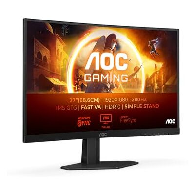 AOC - C27G4ZXED - 27in FHD - Curved - Monitor AOC - C27G4ZXED - 27in FHD - Curved - Monitor