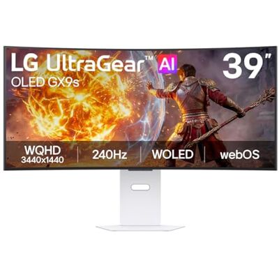 LG UltraGear GX9s 39GX90SB Smart Gaming Monitor 39" UWQHD WOLED, White LG UltraGear GX9s 39GX90SB Smart Gaming Monitor 39" UWQHD WOLED, White