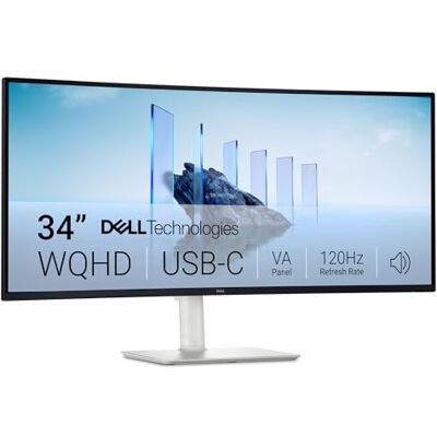 Dell 34 Plus USB-C Monitor S3425DW, WQHD (3440x1440), 120Hz, VA, 1ms Dell 34 Plus USB-C Monitor S3425DW, WQHD (3440x1440), 120Hz, VA, 1ms