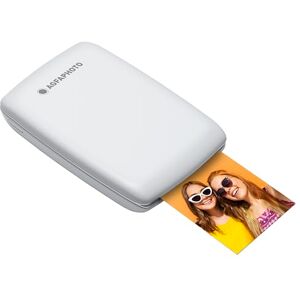 AgfaPhoto AGFA PHOTO Mini P.2 Imprimante Portable Zink pour Photos Instantanées, Format 5x7,6 cm, Connexion Bluetooth, Compatible iOS/Android, 10 Feuilles Zink Incluses Blanc AgfaPhoto AGFA PHOTO Mini P.2 Imprimante Portable Zink pour Photos Instantanées, Format 5x7,6 cm, Connexion Bluetooth, Compatible iOS/Android, 10 Feuilles Zink Incluses Blanc
