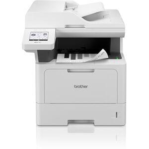 Brother MFC-L5710DN 4-in-1 Multi-Function Printer Black White (A4, 48 Pages/Min., 1,200 x 1,200 DPI, LAN, Duplex ADF, 250 Sheets Paper Cassette) White/Grey