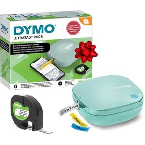 Dymo LetraTag 200B Bluetooth Label Maker Compact Label Printer Connects Through Bluetooth Wireless Technology to iOS and Android Includes 1 White Paper Label Tape Daydream Blue Dymo LetraTag 200B Bluetooth Label Maker Compact Label Printer Connects Through Bluetooth Wireless Technology to iOS and Android Includes 1 White Paper Label Tape Daydream Blue