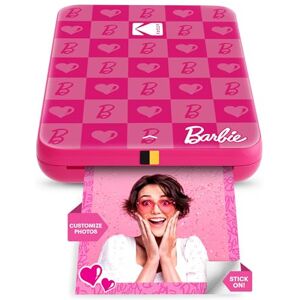 Kodak x Barbie Instant Smartphone Barbie Photo Printer Portable, Color, Wireless Zink 2x3” Sticky-Back Photos Print from iOS & Android Devices with Fun Editing App Iconic Style Kodak x Barbie Instant Smartphone Barbie Photo Printer Portable, Color, Wireless Zink 2x3” Sticky-Back Photos Print from iOS & Android Devices with Fun Editing App Iconic Style