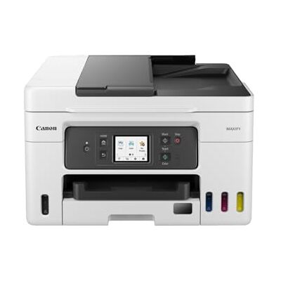 Canon MAXIFY GX4050 Printer for Home/Office Use Colour Printers & Scanners All-in-One Wireless MegaTank Inkjet Printer, Copier, Scanner & Fax WiFi, Ethernet & USB Connectivity A4 Printer Canon MAXIFY GX4050 Printer for Home/Office Use Colour Printers & Scanners All-in-One Wireless MegaTank Inkjet Printer, Copier, Scanner & Fax WiFi, Ethernet & USB Connectivity A4 Printer