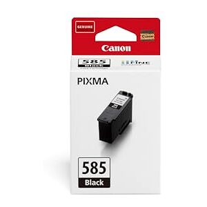 Canon Ink PG-585 Genuine Black Printer Ink Cartridge Prints Up to 180 A4 Pages (1 x Cartridge) Compatible with PIXMA TS7650i / TS7750i Canon Ink PG-585 Genuine Black Printer Ink Cartridge Prints Up to 180 A4 Pages (1 x Cartridge) Compatible with PIXMA TS7650i / TS7750i