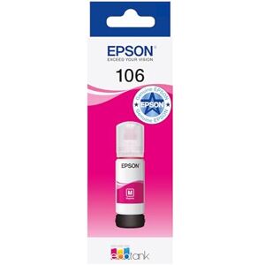 Epson EcoTank 106 Magenta Genuine Ink Bottle Epson EcoTank 106 Magenta Genuine Ink Bottle