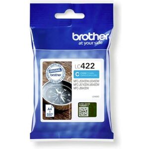 Brother Original LC-422C Cyan Ink Cartridge for Approx. 550 Pages for MFC-J5340DW, MFC-J5345DW, MFC-J5740DW, MFC-J6540DW, MFC-J6940DW Brother Original LC-422C Cyan Ink Cartridge for Approx. 550 Pages for MFC-J5340DW, MFC-J5345DW, MFC-J5740DW, MFC-J6540DW, MFC-J6940DW