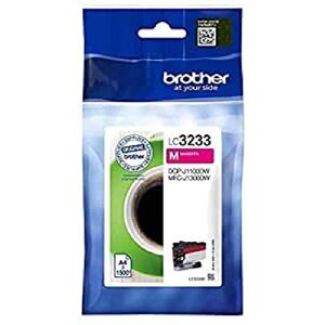 Brother LC-3233M Inkjet Cartridge, Magenta, Single Pack, Super High Yield, Includes 1 x Inkjet Cartridge, Genuine Supplies Brother LC-3233M Inkjet Cartridge, Magenta, Single Pack, Super High Yield, Includes 1 x Inkjet Cartridge, Genuine Supplies
