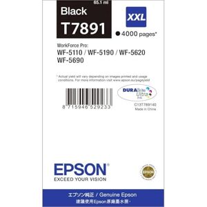 Epson T7891 Black Genuine, XXL High Yield Ink Cartridge DuraBrite Ultra Epson T7891 Black Genuine, XXL High Yield Ink Cartridge DuraBrite Ultra