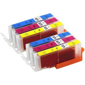 Go Inks ® 2 Set of 3 C/M/Y Ink Cartridges to replace Canon CLI-571 Compatible/non-OEM for PIXMA Printers (6 Inks), High Capacity Go Inks ® 2 Set of 3 C/M/Y Ink Cartridges to replace Canon CLI-571 Compatible/non-OEM for PIXMA Printers (6 Inks), High Capacity