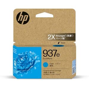 HP 937e EvoMore Cyan Original Ink Cartridge HP 937e EvoMore Cyan Original Ink Cartridge