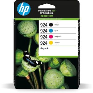 HP 924 CMYK Original Ink Cartridge 4-Pack Packaging May Vary HP 924 CMYK Original Ink Cartridge 4-Pack Packaging May Vary