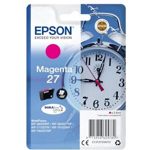Epson 27 Magenta Alarm Clock Genuine, DuraBrite Ultra Ink Cartridge, Standard Capacity Epson 27 Magenta Alarm Clock Genuine, DuraBrite Ultra Ink Cartridge, Standard Capacity