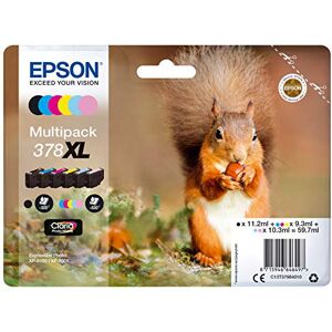 Epson 378XL High Yield Genuine Multipack, 6-colours Ink Cartridges, Claria Photo HD Ink Epson 378XL High Yield Genuine Multipack, 6-colours Ink Cartridges, Claria Photo HD Ink