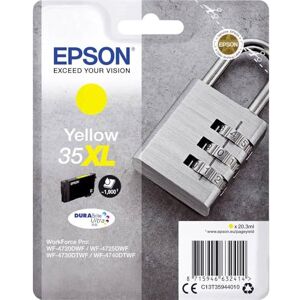 Epson 35XL Yellow Padlock High Yield Genuine Ink, Claria Photo HD Ink Cartridge Epson 35XL Yellow Padlock High Yield Genuine Ink, Claria Photo HD Ink Cartridge