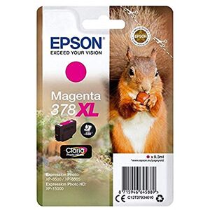 Epson 378XL Magenta Squirrel High Yield Genuine, Claria Photo HD Ink Cartridge Epson 378XL Magenta Squirrel High Yield Genuine, Claria Photo HD Ink Cartridge