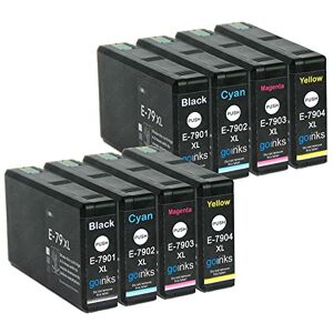 Go Inks 2 Set of 4 Ink Cartridges to replace Epson T7906 (79XL Series) Compatible/non-OEM for Epson WorkForce Pro Printers (8 Inks) Go Inks 2 Set of 4 Ink Cartridges to replace Epson T7906 (79XL Series) Compatible/non-OEM for Epson WorkForce Pro Printers (8 Inks)