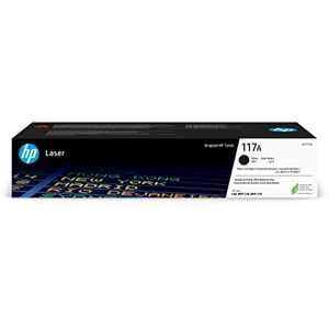 HP W2070A 117A Original Laser Toner Cartridge, Black, Single Pack, Standard HP W2070A 117A Original Laser Toner Cartridge, Black, Single Pack, Standard