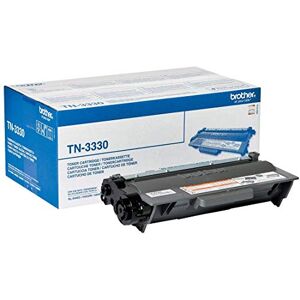 Brother TN-3330 Toner Cartridge, Black, Single Pack, Standard Yield, Includes 1 x Toner Cartridge, Genuine Supplies Brother TN-3330 Toner Cartridge, Black, Single Pack, Standard Yield, Includes 1 x Toner Cartridge, Genuine Supplies